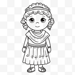 古代的书图片_可爱的男孩在家里穿着罗马服装着