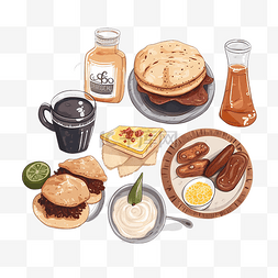 汉堡大图片_食物卡通套图