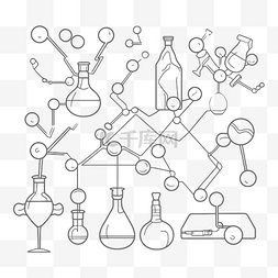 矢量化学结构图图片_线条科学矢量价格 1 学分 1 美元轮