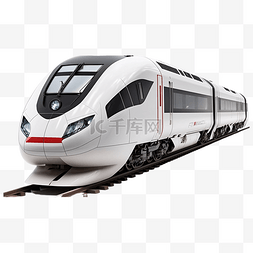 火车交通工具3d卡通