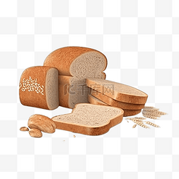 面包烘培片状