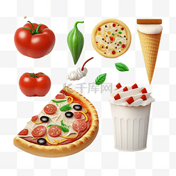 包邮印章效果图片_3d食物披萨立体效果