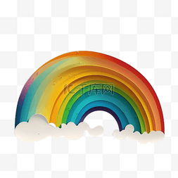 彩虹云朵3d模型