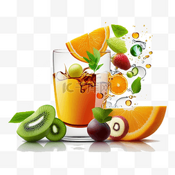 冰凉图片_果汁橙汁