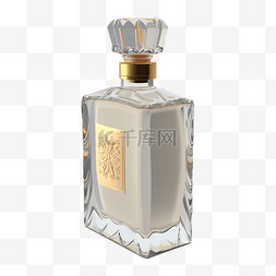中性香水白色瓶瓶香水