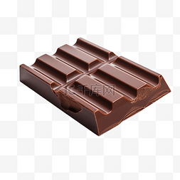 块状黑巧克力图片_巧克力块状甜食