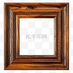 白色木纹边框图片_相框木框边框透明