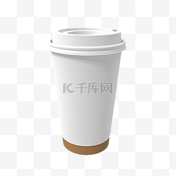 白色咖啡杯盖图片_咖啡杯物品棕色