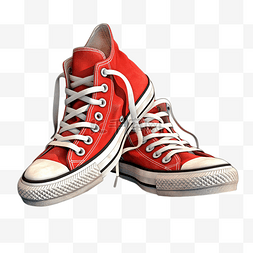 卡通小鞋图片_鞋子帆布鞋红色透明