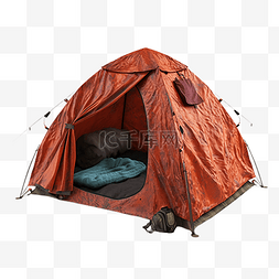 帐篷野营红色