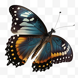 美丽的蝴蝶翅膀图片_花蝴蝶昆虫翅膀透明