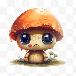蘑菇q版3d可爱表情