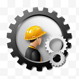 工程机械标志图片_工程师日齿轮头像