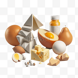 游戏奶酪图片_3d食物鸡蛋立体效果
