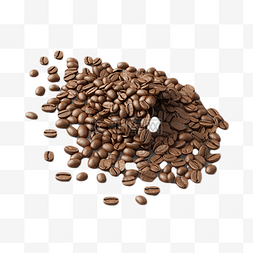 咖啡豆食物三维