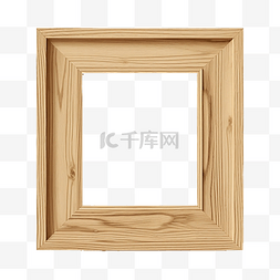 木制质感边框图片_相框木纹简约