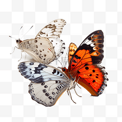 蝴蝶昆虫标本实物图