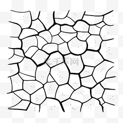 砖块轮廓草图的黑白绘图 向量