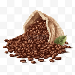 一袋咖啡图片_意式咖啡豆芬芳香