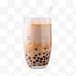 咖啡果冻图片_奶茶珍珠饮料