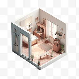 3d家具模型图片_3d房间模型三维实体模型