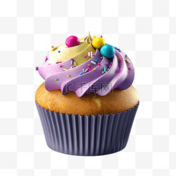 蛋糕甜食奶油紫色