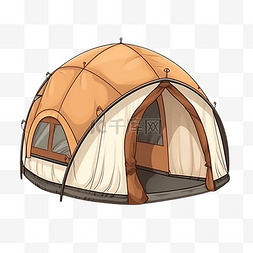 帐篷野营极简的帐篷