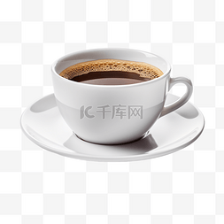 美式咖啡机图片_黑咖啡咖啡店下午茶透明