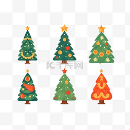 黄色方形挂饰图片_圣诞节流光溢彩的圣诞树