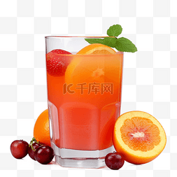 夏季果汁饮品实物图