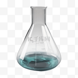 玻璃化学器皿图片_实验器皿蓝色