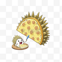 披萨意大利面卡通图片_披萨快餐美食背景