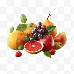 水果红提葡萄西柚