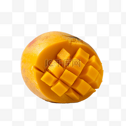芒果百香果汁图片_水果芒果果肉黄色