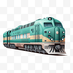 铁路文化图片_火车卡通蓝色图案