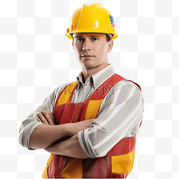建筑工人安全帽图片_工人黄色真实
