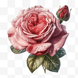 粉白玫瑰图片_玫瑰美丽的花朵