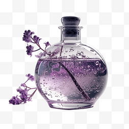香水紫色小花