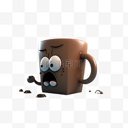 磨粉咖啡机图片_杯子现磨咖啡豆饮品