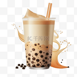 冰茶冰咖啡图片_珍珠奶茶实物图