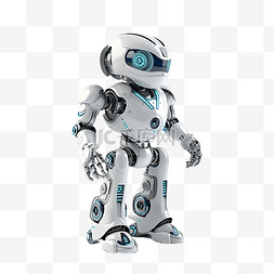 机器人高科技白色