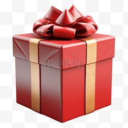 圣诞礼物促销图片_礼盒圣诞节促销红色