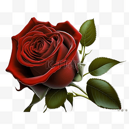红色玫瑰爱心图片_玫瑰花朵情人节