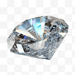图钻石戒指图片_钻石蓝色透明