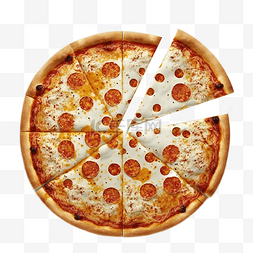 芝士图片_披萨食物写实白底透明