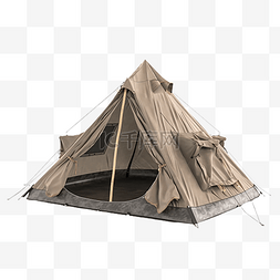 搭帐篷卡通图片_帐篷野营搭杆