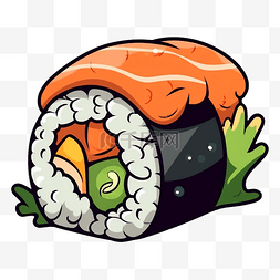 食物寿司图案