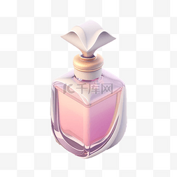 香奈儿女士香水图片_卡通粉色香水瓶