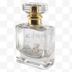 香水瓶芬芳3d透明