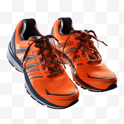 运动鞋休闲鞋橙色透明